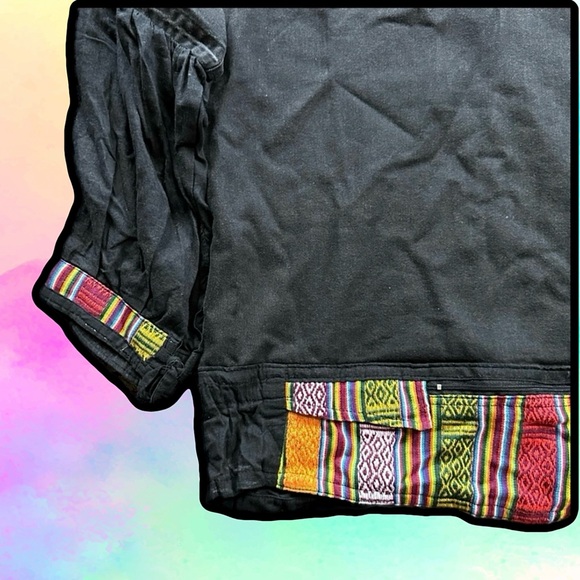 🌈 Lovely reworked patchwork boho sweater - Picture 2 of 5